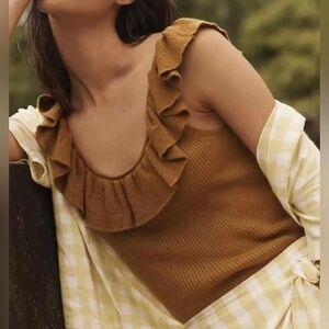 MADEWELL | Wakeford Ruffle Knit Tank Top